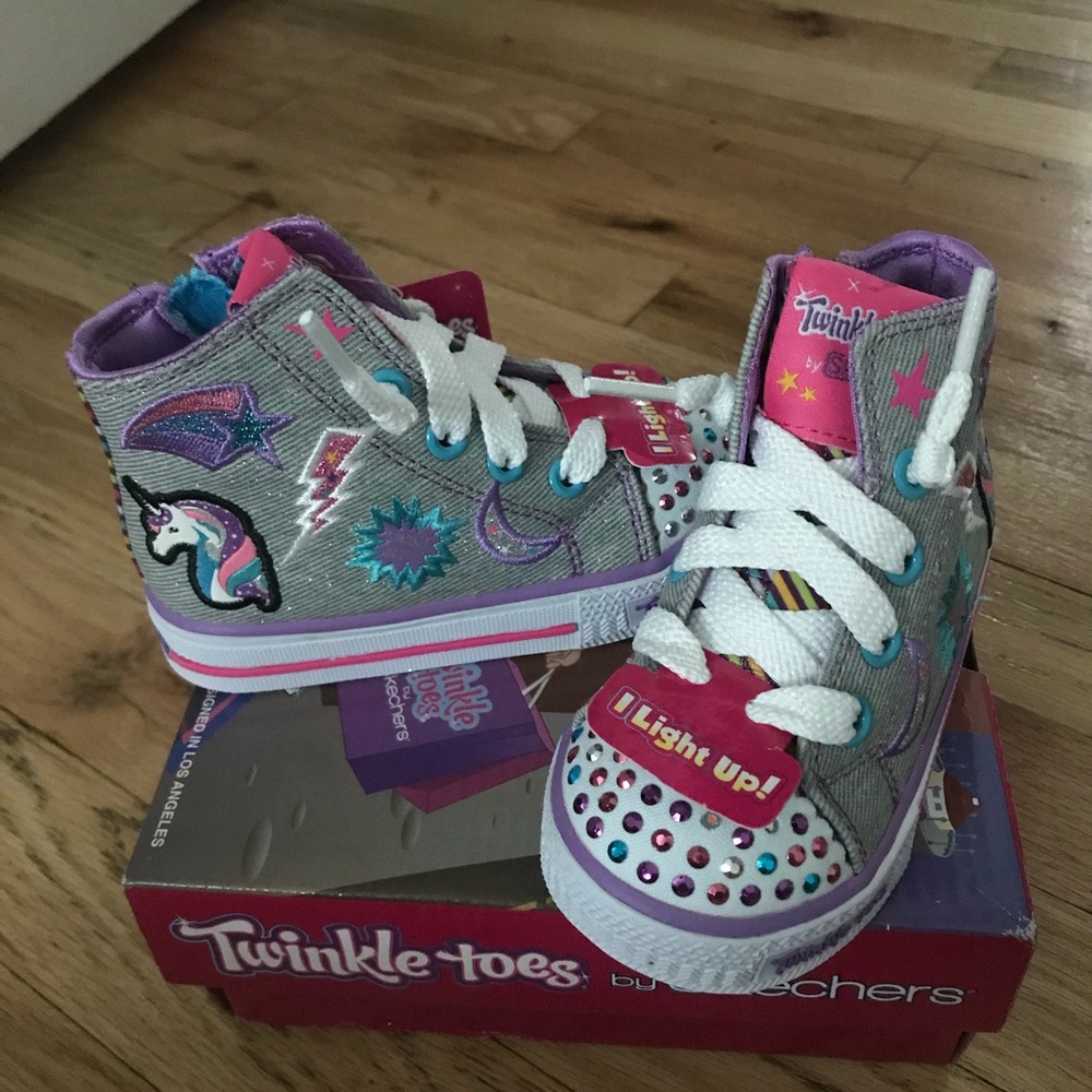 Bnib Skechers twinkle toes unicorn size 6